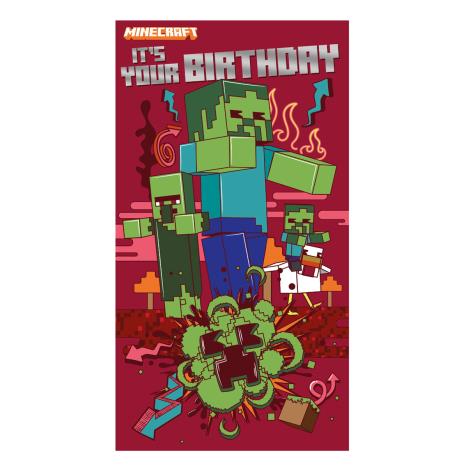 It's Your Birthday Minecraft Birthday Card £2.10